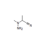 2-(1-Methylhydrazino)propanenitrile