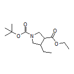 Ethyl 1-Boc-4-ethylpyrrolidine-3-carboxylate
