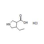 4-Ethylpyrrolidine-3-carboxylic Acid Hydrochloride