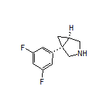 (1S,5R)-1-(3,5-Difluorophenyl)-3-azabicyclo[3.1.0]hexane