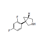 (1R,5S)-1-(2,4-Difluorophenyl)-3-azabicyclo[3.1.0]hexane
