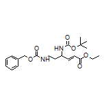 Ethyl (E)-4-(Boc-amino)-6-(Cbz-amino)-2-hexenoate