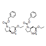Ethyl 2-(trans-3-Amino-1-Cbz-2-pyrrolidinyl)acetate
