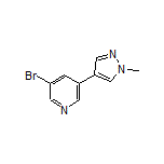 3-Bromo-5-(1-methyl-4-pyrazolyl)pyridine