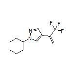 1-Cyclohexyl-4-[1-(trifluoromethyl)vinyl]pyrazole