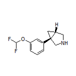 (1R,5S)-1-[3-(Difluoromethoxy)phenyl]-3-azabicyclo[3.1.0]hexane