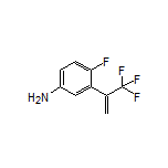 4-Fluoro-3-[1-(trifluoromethyl)vinyl]aniline