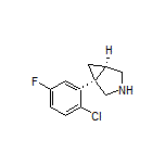 (1S,5R)-1-(2-Chloro-5-fluorophenyl)-3-azabicyclo[3.1.0]hexane
