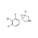 (1S,5R)-1-(3-Chloro-2,4-difluorophenyl)-3-azabicyclo[3.1.0]hexane
