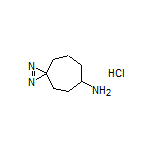 1,2-Diazaspiro[2.6]non-1-en-6-amine Hydrochloride