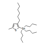 Tributyl(3-hexyl-5-methyl-2-thienyl)stannane