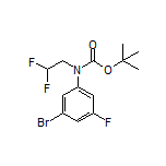3-Bromo-N-Boc-N-(2,2-difluoroethyl)-5-fluoroaniline