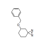 5-(Benzyloxy)-1,2-diazaspiro[2.5]oct-1-ene