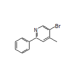 5-Bromo-4-methyl-2-phenylpyridine