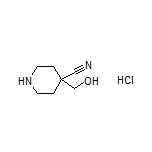 4-(Hydroxymethyl)piperidine-4-carbonitrile Hydrochloride