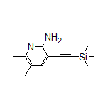5,6-Dimethyl-3-[(trimethylsilyl)ethynyl]pyridin-2-amine