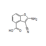 2-Amino-3-cyanobenzo[b]thiophene-4-carboxylic Acid