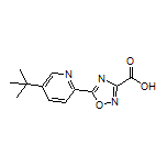 5-[5-(tert-Butyl)pyridin-2-yl]-1,2,4-oxadiazole-3-carboxylic Acid
