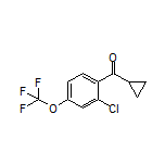 [2-Chloro-4-(trifluoromethoxy)phenyl](cyclopropyl)methanone