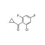 (2-Chloro-4,6-difluorophenyl)(cyclopropyl)methanone