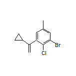 1-Bromo-2-chloro-3-(1-cyclopropylvinyl)-5-methylbenzene