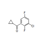(3-Chloro-2,5-difluorophenyl)(cyclopropyl)methanone
