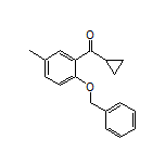 [2-(Benzyloxy)-5-methylphenyl](cyclopropyl)methanone