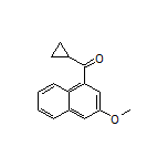 Cyclopropyl(3-methoxy-1-naphthyl)methanone