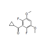 Cyclopropyl(2,6-difluoro-3,5-dimethoxyphenyl)methanone