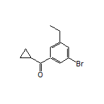 (3-Bromo-5-ethylphenyl)(cyclopropyl)methanone