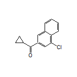 (4-Chloro-2-naphthyl)(cyclopropyl)methanone