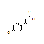 (R)-3-(4-Chlorophenyl)butanoic Acid