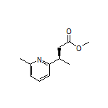 Methyl (R)-3-(6-Methyl-2-pyridyl)butanoate
