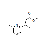 Methyl (S)-3-(6-Methyl-2-pyridyl)butanoate