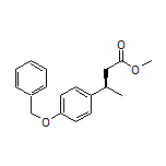 Methyl (R)-3-[4-(Benzyloxy)phenyl]butanoate