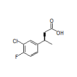 (R)-3-(3-Chloro-4-fluorophenyl)butanoic Acid