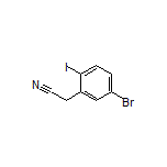 2-(5-Bromo-2-iodophenyl)acetonitrile