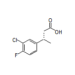 (S)-3-(3-Chloro-4-fluorophenyl)butanoic Acid