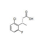 (S)-3-(2-Chloro-6-fluorophenyl)butanoic Acid