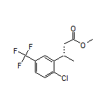 Methyl (S)-3-[2-Chloro-5-(trifluoromethyl)phenyl]butanoate