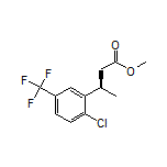 Methyl (R)-3-[2-Chloro-5-(trifluoromethyl)phenyl]butanoate