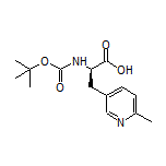 (R)-2-(Boc-amino)-3-(6-methyl-3-pyridyl)propanoic Acid