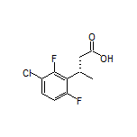 (S)-3-(3-Chloro-2,6-difluorophenyl)butanoic Acid