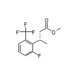 Methyl (S)-3-[2-Fluoro-6-(trifluoromethyl)phenyl]butanoate