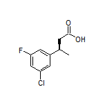 (R)-3-(3-Chloro-5-fluorophenyl)butanoic Acid