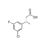 (S)-3-(3-Chloro-5-fluorophenyl)butanoic Acid