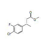 Methyl (S)-3-(4-Chloro-3-fluorophenyl)butanoate