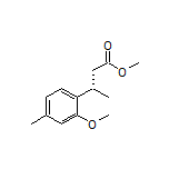 Methyl (S)-3-(2-Methoxy-4-methylphenyl)butanoate