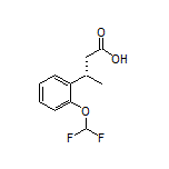 (S)-3-[2-(Difluoromethoxy)phenyl]butanoic Acid