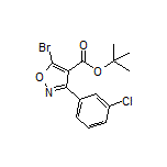tert-Butyl 5-Bromo-3-(3-chlorophenyl)isoxazole-4-carboxylate